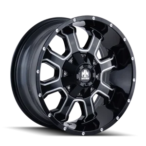 Mayhem – FIERCE – Black – 17″x9″ 18mm – Summer Wheels – 8103-7981M18